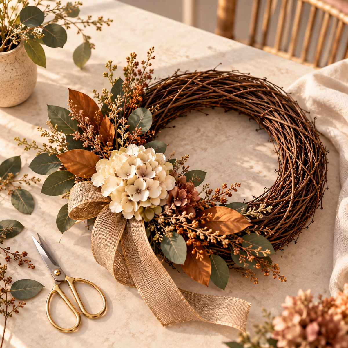 Holiday Wreath Making Friday October 30th